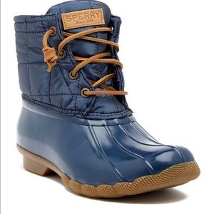 Sperry saltwater quilted duck boots